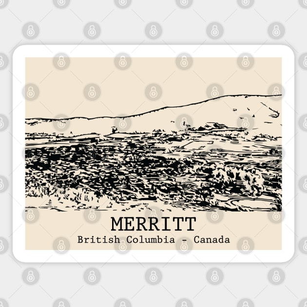 Merritt - British Columbia Magnet by Lakeric